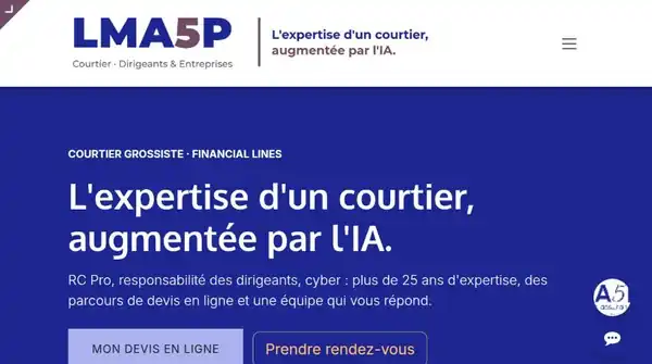 Page d'accueil de lma5pcourtage.fr