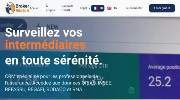 Page d'accueil de brokerwatch.fr